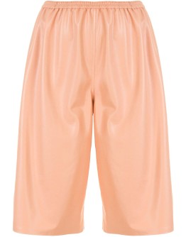faux leather shorts