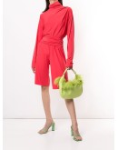 jersey knee-length shorts