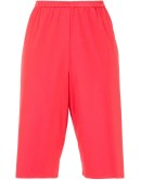 jersey knee-length shorts
