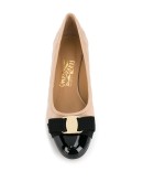 Vara bow quilted ballerina shoes