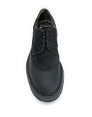 contrast panel derby shoes