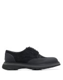 contrast panel derby shoes
