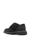 contrast panel derby shoes