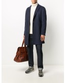 Baxter single-breasted peacoat