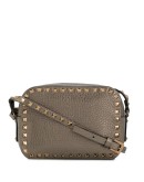 Rockstud leather crossbody bag