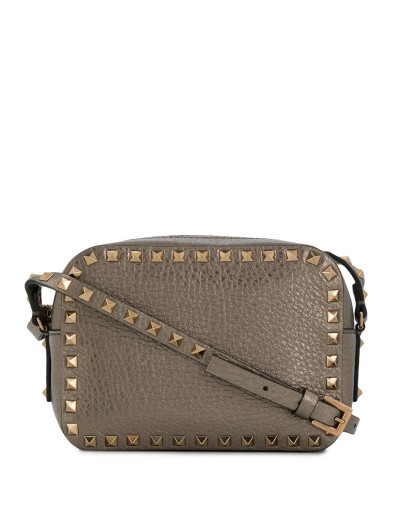 Rockstud leather crossbody bag