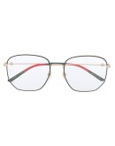 geometric frame glasses