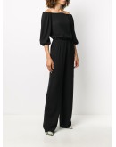 off-shoulder jumpsuit