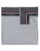Gancini print scarf