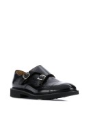 tonal toecap monk shoes 