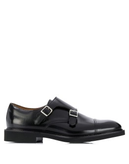 tonal toecap monk shoes 