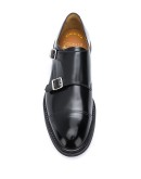 tonal toecap monk shoes 