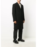 concealed fastening midi coat