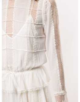 Blast embroidered playsuit
