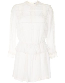 Blast embroidered playsuit