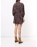 Gala ruffled abstract-print playsuit