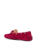 eyelet detail lace-up loafers