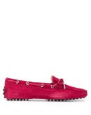 eyelet detail lace-up loafers