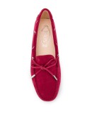 eyelet detail lace-up loafers