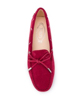 eyelet detail lace-up loafers