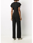 draped straight-leg jumpsuit