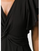 draped straight-leg jumpsuit