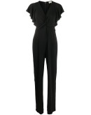 draped straight-leg jumpsuit