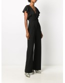 draped straight-leg jumpsuit