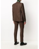 two-piece houndstooth pattern suit
