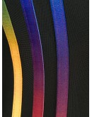 gradient three-stripes asymmetric swimsuit