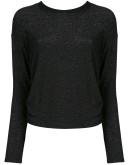 metallic-detail performance top