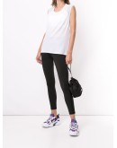 mesh panelled tank top