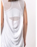 mesh panelled tank top