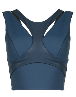 harness-front sports bra