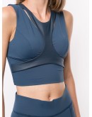 harness-front sports bra