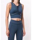 harness-front sports bra