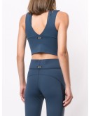 harness-front sports bra