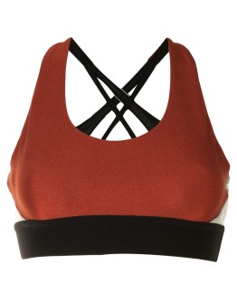 two-tone performance top