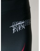 flame print cropped performance leggings
