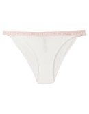 jacquard logo bikini bottoms