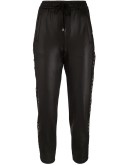 drawstring-waist crop trousers