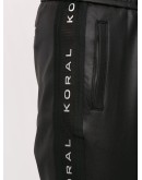 drawstring-waist crop trousers