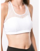 mesh-panel performance bra