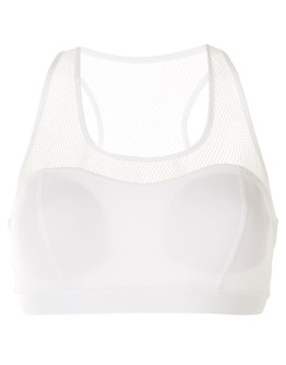 mesh-panel performance bra