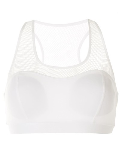 mesh-panel performance bra