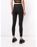 sheer-panel sports leggings