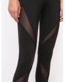 sheer-panel sports leggings