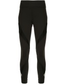 sheer-panel sports leggings