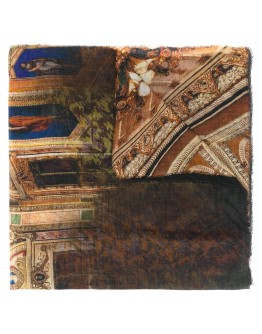 embroidered scarf