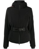 Ellipsis belted ski jacket
